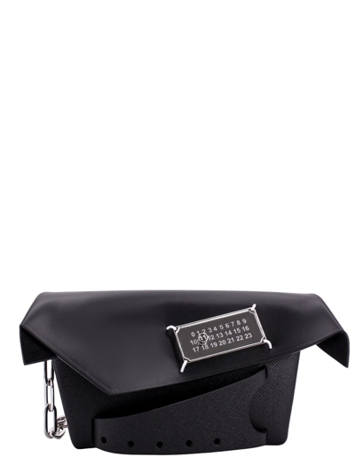 Shop Maison Margiela Snatched Small Shoulder Bag In Black