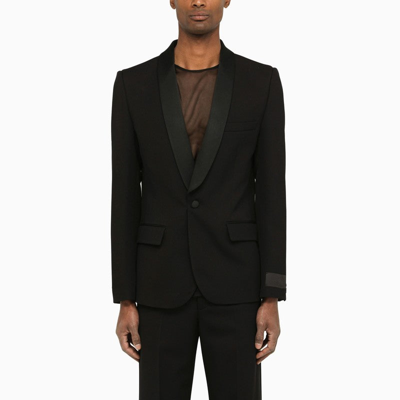 Shop Valentino Black Tuxedo Jacket Men