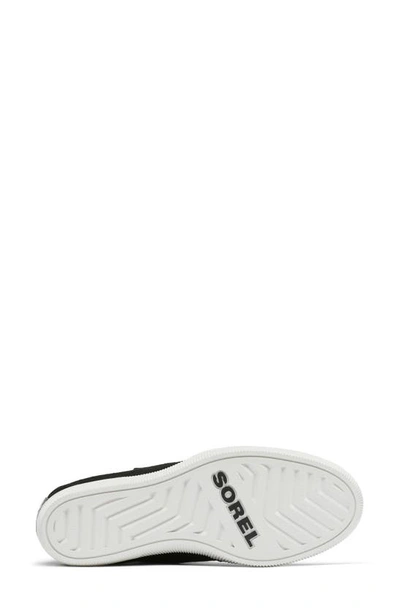 Sorel Out N About Wedge Bootie In Black/ Sea Salt