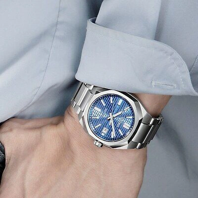Pre-owned Seiko Astron Nexter Dyna Sbxy061 Solar Radio Analog Watch Blue Titanium