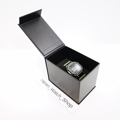 Pre-owned Casio G-shock Gm-5600b-3jf Black Stainless Steel Bezel Men's Watch In Box