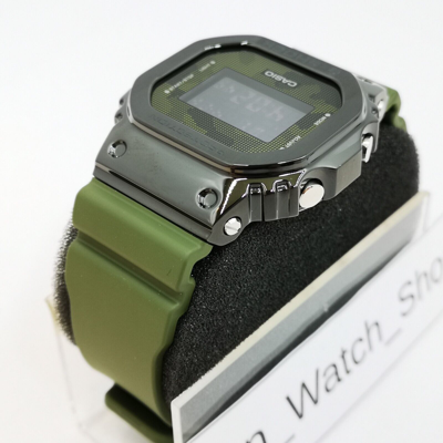 Pre-owned Casio G-shock Gm-5600b-3jf Black Stainless Steel Bezel Men's Watch In Box