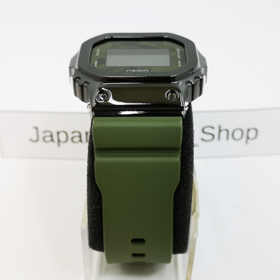 Pre-owned Casio G-shock Gm-5600b-3jf Black Stainless Steel Bezel Men's Watch In Box