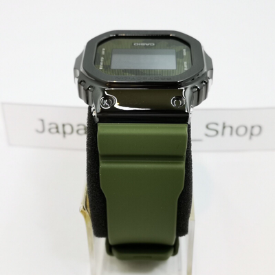 Pre-owned Casio G-shock Gm-5600b-3jf Black Stainless Steel Bezel Men's Watch In Box