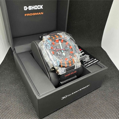 Pre-owned G-shock Casio  Gwf-a1000apf-1ajr Frogman 30th Anniversary Poison Dart Frog