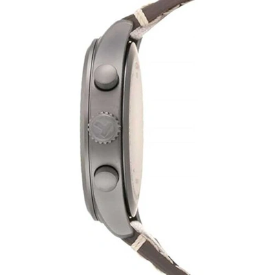 Pre-owned Tissot Chrono Xl Beige Dial Brown Leather Strap Men's Watch T116.617.36.267.00