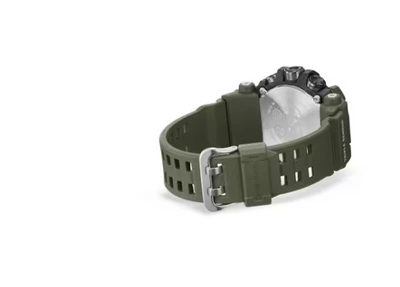 Pre-owned G-shock Casio  Master Of G-land Triple Sensor Green Watch Gw9500-3