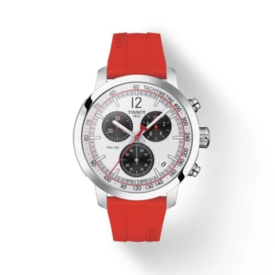 Pre-owned Tissot Prc 200 Iihf Swiss Edition Chrono Quartz Men's Watch T114.417.17.037.01