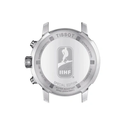 Pre-owned Tissot Prc 200 Iihf Swiss Edition Chrono Quartz Men's Watch T114.417.17.037.01