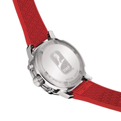Pre-owned Tissot Prc 200 Iihf Swiss Edition Chrono Quartz Men's Watch T114.417.17.037.01