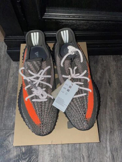 Pre-owned Adidas Originals Size 10 - Adidas Yeezy Boost 350 V2 Carbon Beluga In Gray