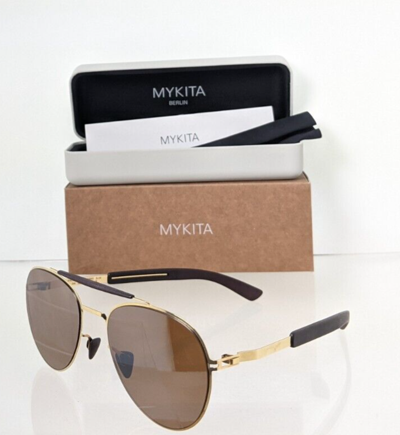 Pre-owned Mykita Brand Authentic  Sunglasses Mylon Hybrid Sloe 55mm Frame In Brown