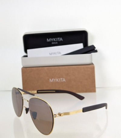 Pre-owned Mykita Brand Authentic  Sunglasses Mylon Hybrid Sloe 55mm Frame In Brown