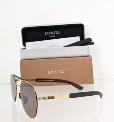 Pre-owned Mykita Brand Authentic  Sunglasses Mylon Hybrid Sloe 55mm Frame In Brown