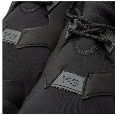 Pre-owned Yohji Yamamoto Y-3 By  Kohna Men Sneakers Black Neoprene Size Xl (us Size 12-13 )
