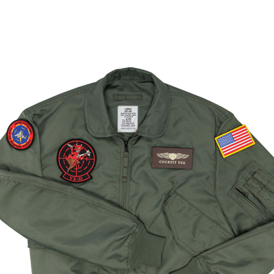 Pre-owned Cockpit Usa “movie Hero” Cwu-36/p Flight Jacket Z24a103 Usa Made In Green