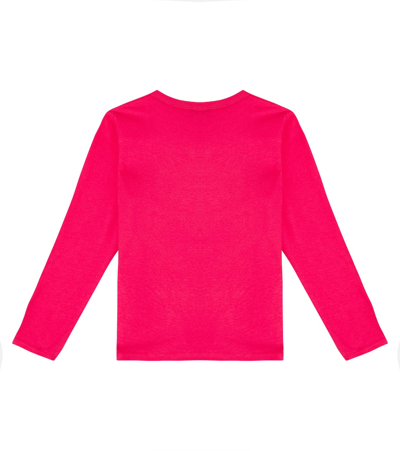 Shop Marc Jacobs Embellished Cotton T-shirt In Pink