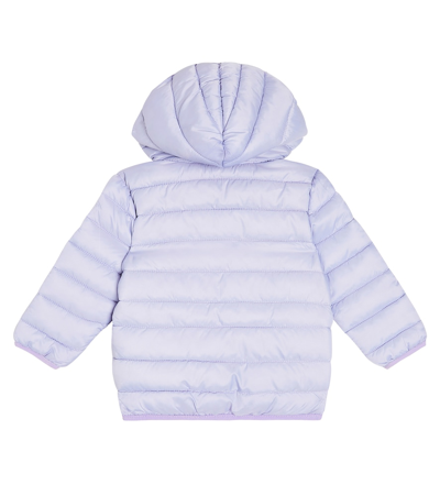 Shop Molo Baby Harmony Puffer Jacket In Purple