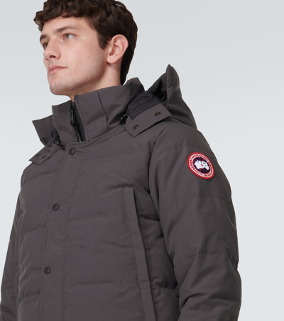 Canada Goose Wyndham Water Repellent 625 Fill Power Down Parka In Grey