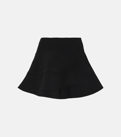 Shop Alaïa A-line Miniskirt In Black
