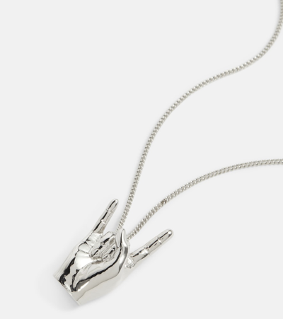 Shop Y/project Rock On Pendant Necklace In Silver