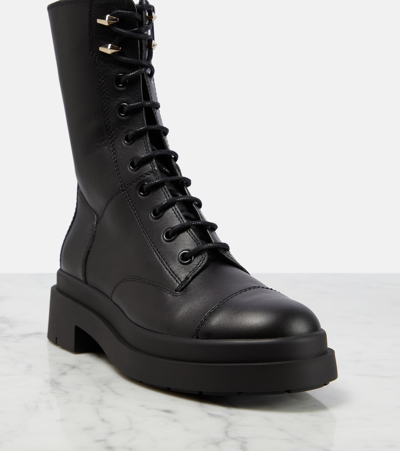 Jimmy Choo Nari Leather Mid-calf Boots In Black