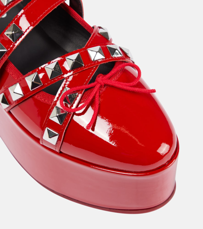 X REPETTO铆钉厚底平底鞋