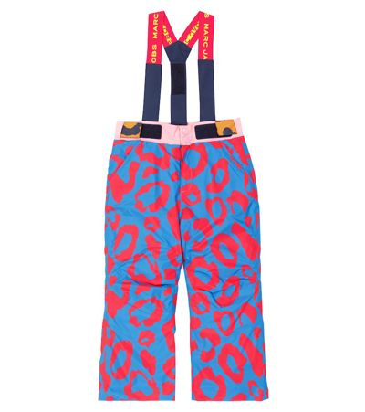 Shop Marc Jacobs Leopard-print Ski Salopettes In Multicoloured
