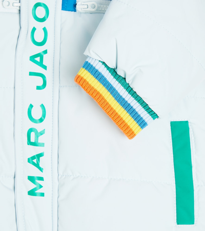 Shop Marc Jacobs Baby Ski Suit In Blue