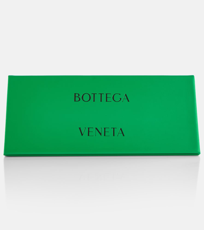 Bottega Veneta Logo Metal Alloy & Acetate Cat-eye Sunglasses In Yellow