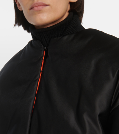 Alaïa Oversized Bomber Jacket In Black