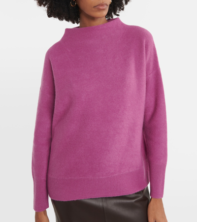 Shop Vince Cashmere Sweater In Purple