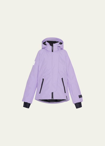 Shop Molo Kid's Pearson Recycled Jacket In Violet Sky
