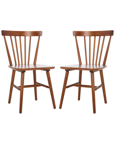 Safavieh Winona Spindle Dining Chair In Brown