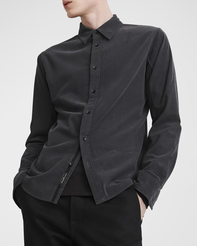 Shop Rag & Bone Men's Fit 2 Corduroy Engineered Shirt In Phantom
