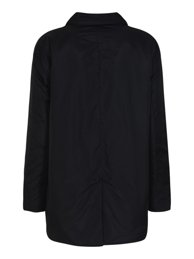 Shop Aspesi Regular Fit Double-breast Jacket In Black
