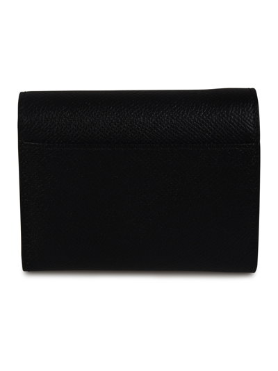 Shop Maison Margiela Flap Wallet In Black