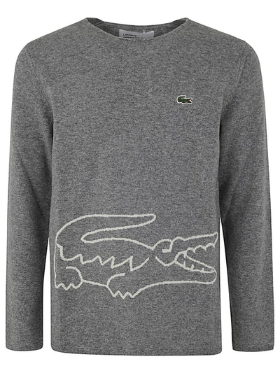 Shop Comme Des Garçons Mens Sweater Knit Clothing In Grey