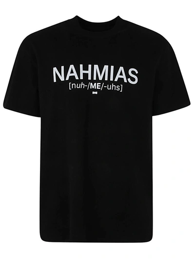 Shop Nahmias Pronunciation T-shirt Clothing In Black