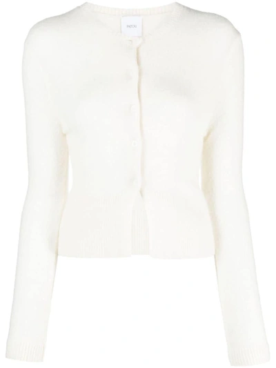 Shop Patou Alpaca Cropped Cardigan Clothing In White