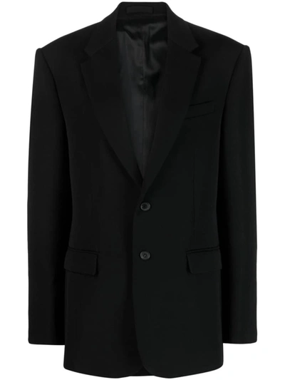 Shop Wardrobe.nyc Oversize Single Breasted Blazer Clothing In Black