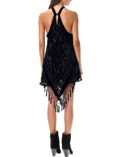 Shop Isabel Marant Zilda Minin Dress In Black