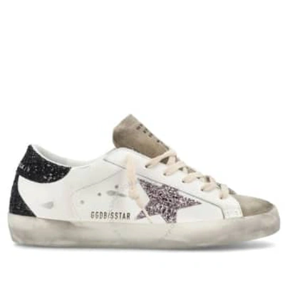 Shop Golden Goose Super Star 82158 Trainers In White