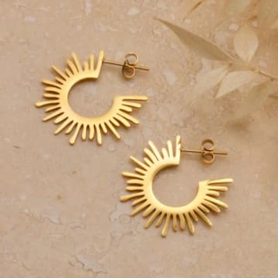 Shop Little Nell Gold Sol Earrings