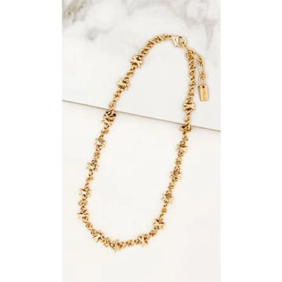 Shop Envy X Chain Necklace Gold