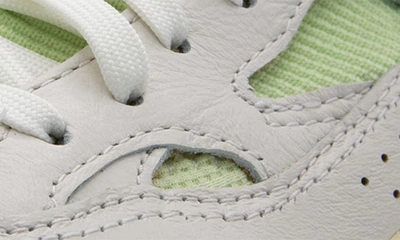Shop Brandblack Saga Sneaker In White Vegatan Lime