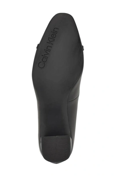 Calvin Klein Unesta Pointed Toe Pump In Black