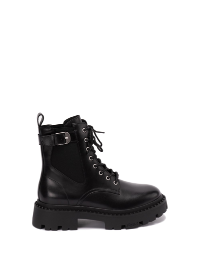 Shop Ash `combat Boot` In Black  