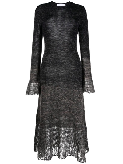 Shop Proenza Schouler White Label Multi Marl Knit Dress In Gray