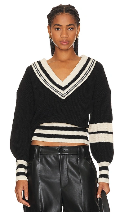 Shop Steve Madden Jen Sweater In Black Multi